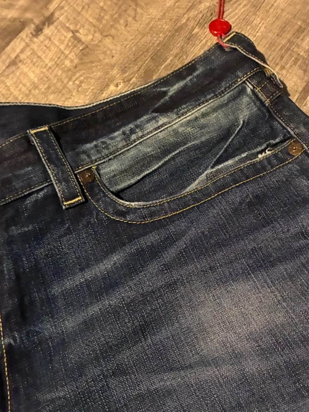 Vintage True Religion Billy Relaxed Bootcut Jeans Dark Wash Denim SZ 44 NWT New